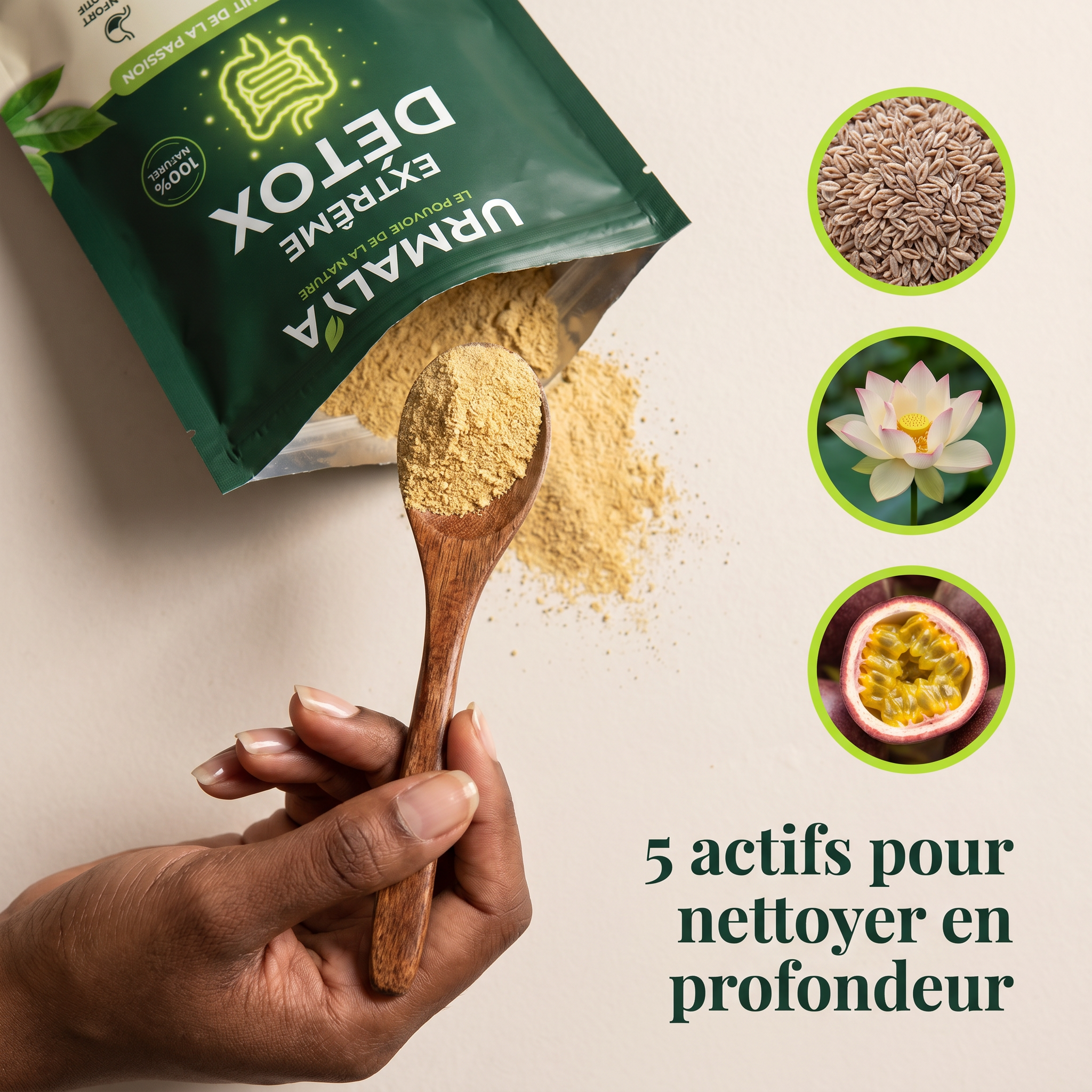 Detox en poudre pour perdre du poids - Extrême Detox
